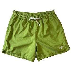Nike Sportswear Woven Lined Flow Shorts Vivid Green Men's Large AR2382-332